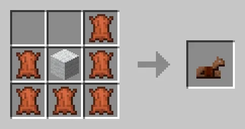 Horse Armor crafting recipe
